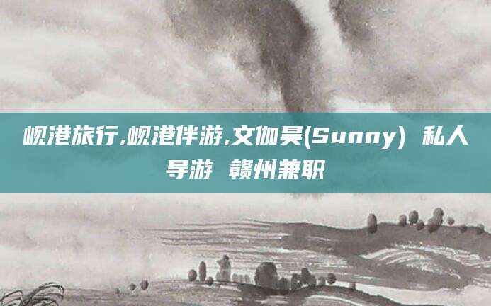 株洲岘港旅行,岘港伴游,文伽昊(Sunny) 私人导游 赣州兼职